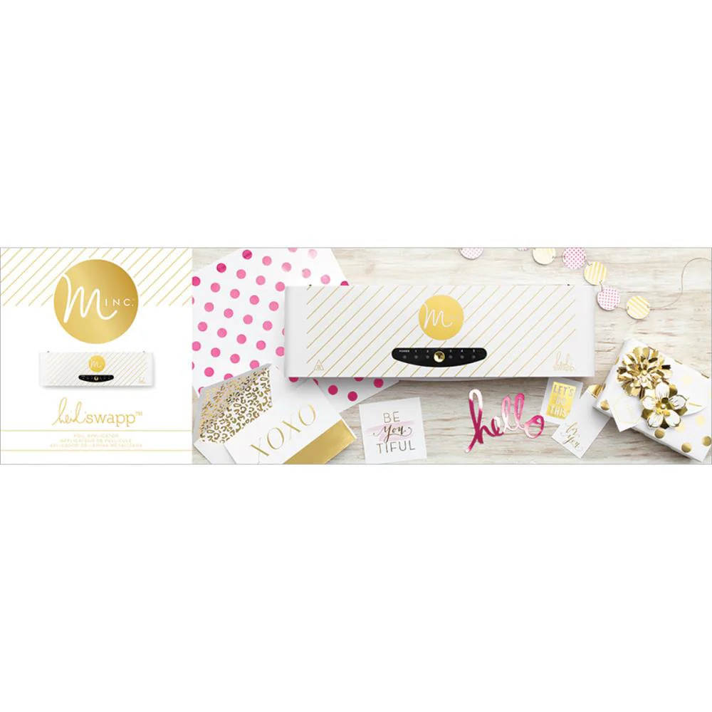 Minc Foil Machine Heidi Swapp 12" Value Pack / Máquina para Metalizar Papel Minc Kit - Imagen 3