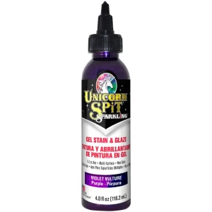 Sparkling Wood Stain & Glaze Violet Vulture / Tinta y Esmalte Multi Superficies Violeta