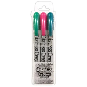 Distress Crayons Holiday Set / Creyones Reactivos al Agua