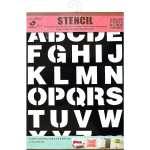 Alphabet Upper Case Stencil / Plantilla de Letras Mayúsculas