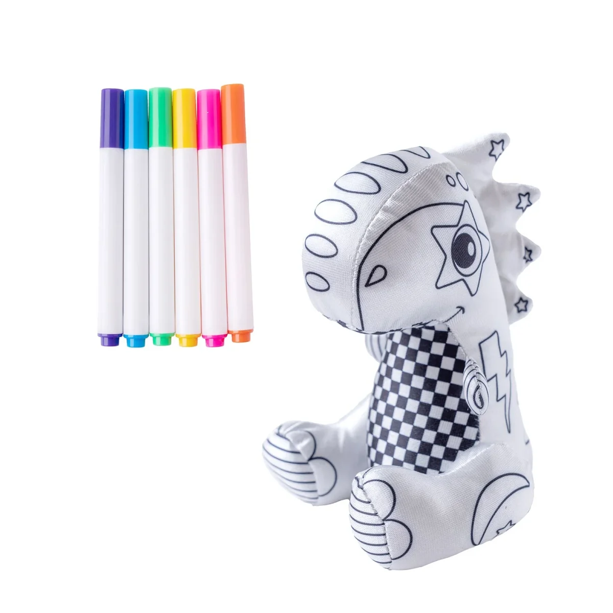 Color Your Own Dino / Colorea tu propio Dinosaurio - Imagen 2