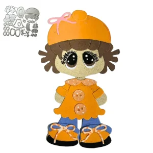 Suaje de Niña con Gorro