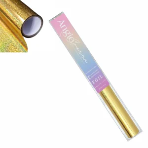 Foil para Tinta Toner Dorado Confetti Holográfico 3m