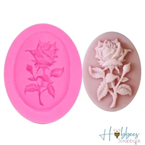 Molde de Silicón de Rosa