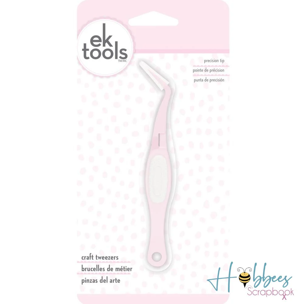 Craft Tweezers Pink / Pinzas Sujetadoras Rosa - Imagen 2