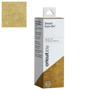 Smart Iron On Vinyl Gold Glitter / Vinil Termoadhesivo Oro con Brillantina