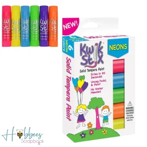 Kwik Stix Tempera Paint Neon / Barritas de Pintura Tempera