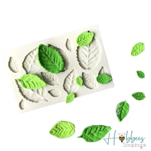 Molde de Silicón de Hojas