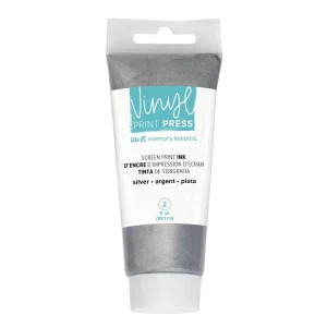 Vinyl Print Press Screen Print Ink / Tinta de Serigrafía Plata