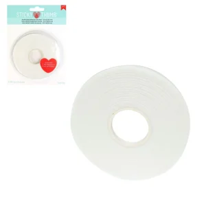 Sticky Thumb Double-Sided Foam Tape 1/4 / Cinta Adhesiva Doble Cara
