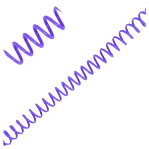 5 Espirales para Encuadernación 3:1, 15mm, Color #22