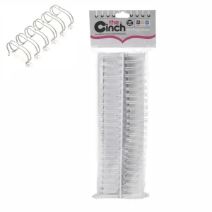 Cinch Wires White 1.25" / 2 Arillos Blancos
