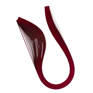 Tiras de Papel para Filigrana 5mm Burdeos