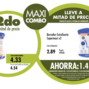 Maxicombo mitad de precio 37