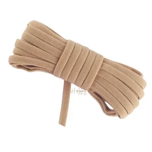 Elástico de Terciopelo Beige para Encuadernación 2m.
