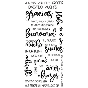 Sellos de Polímero de Frases en Español 2