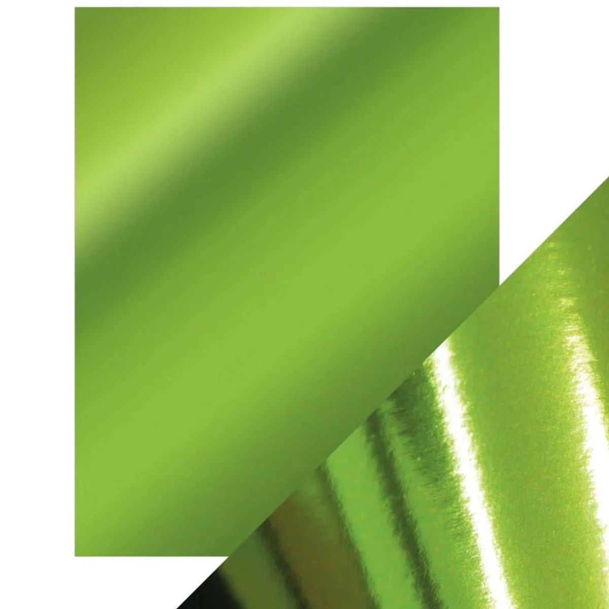 High Gloss Emerald Green / 5 Hojas de Cartulina Brillante Verde Esmeralda - Imagen 2