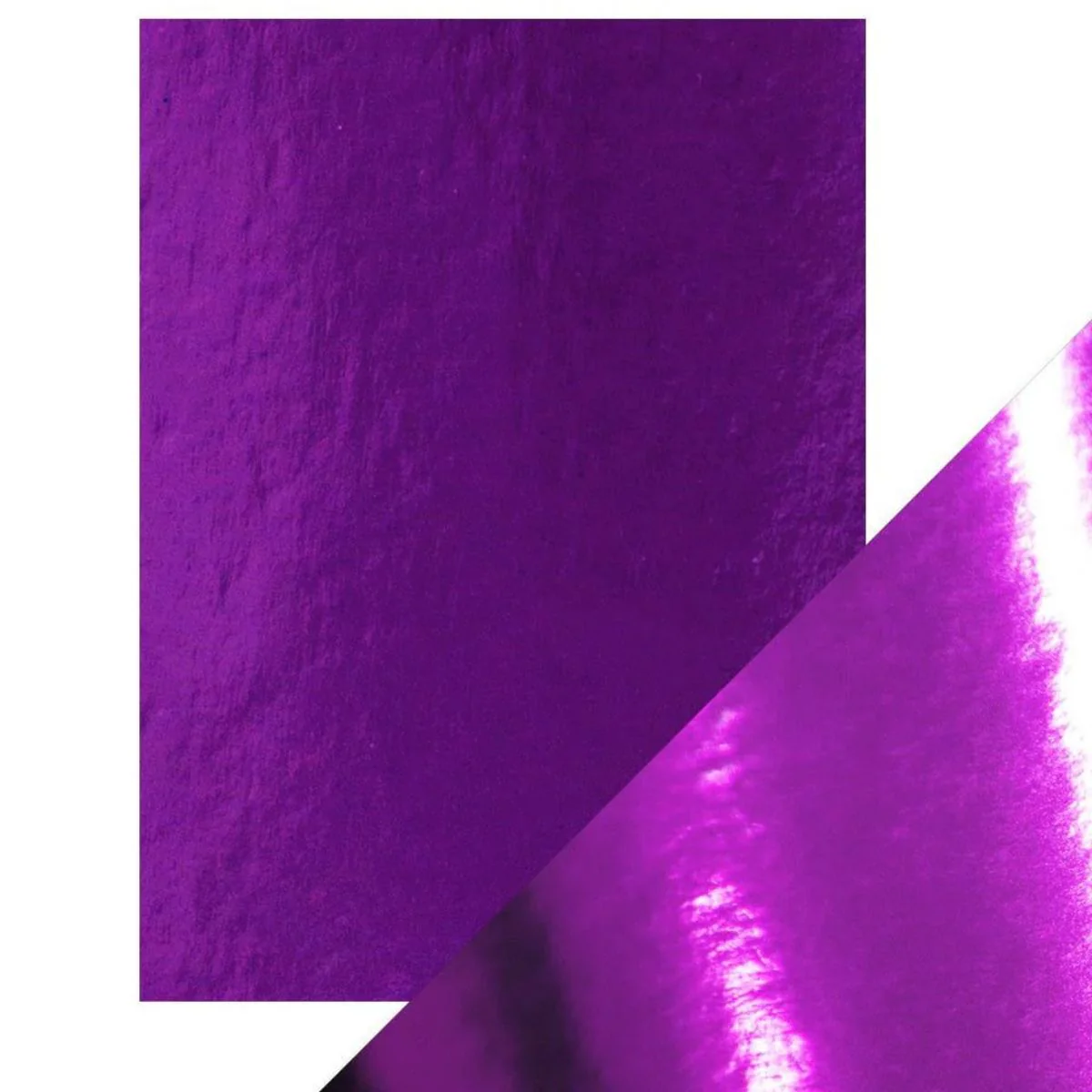 Mirror Electric Purple Cardstock / 5 Hojas de Cartulina Espejo Morado