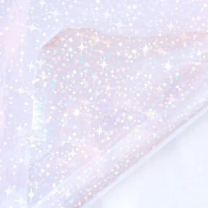 5 Hojas de Laminado en Frío de Estrellas Holográficos