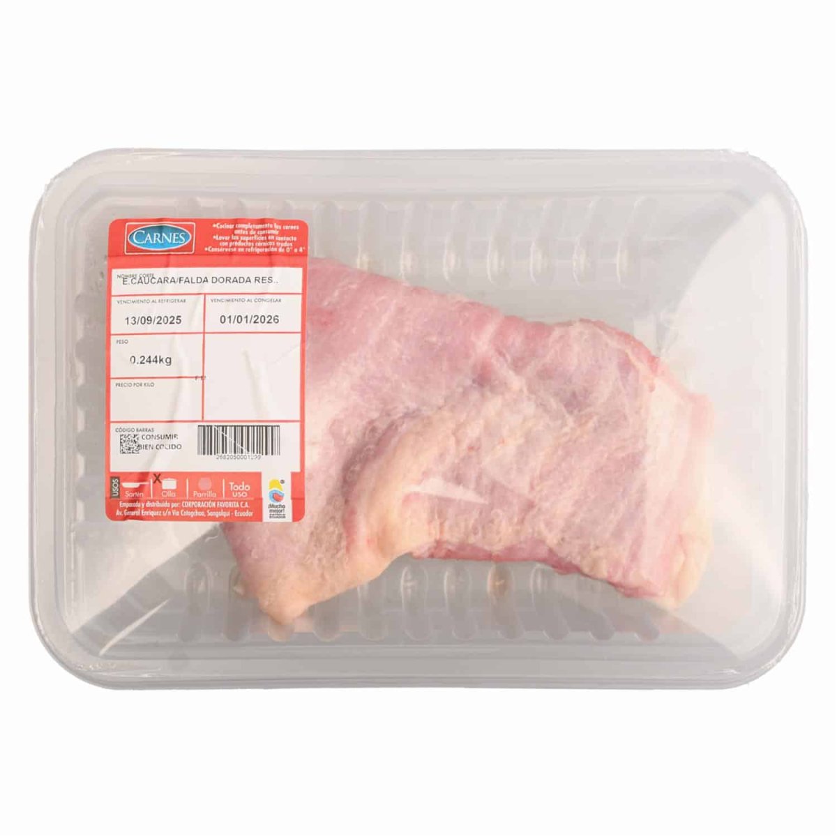 Caucara Falda Dorada De Res SUPERCARNES Al Peso