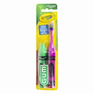 Cepillo Dental De Cerdas Suaves Para Niños Crayola G.U.M X 2 Piezas