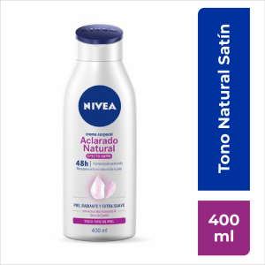Crema Corporal Tono Natural Efecto Satín NIVEA 400 Ml