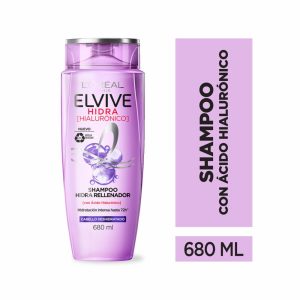 Shampoo Capilar Hidra Hialurónico Rellenador Para Cabello Deshidratado ELVIVE L’ORÉAL 680 Ml