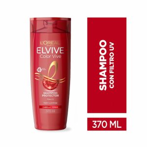 Shampoo Capilar Color Vive Con Filtro UV Para Cabello Teñido ELVIVE L’ORÉAL 370 Ml