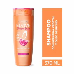 Shampoo Capilar Dream Long Para Cabello Largo Dañado ELVIVE L’ORÉAL 370 Ml