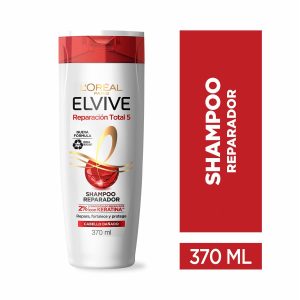 Shampoo Capilar Reparación Total 5 Para Cabello Dañado ELVIVE L’ORÉAL 370 Ml