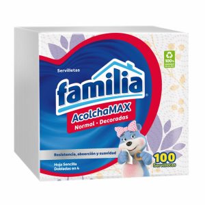 Servilletas Acolchamax Decorada FAMILIA X 100 Uds