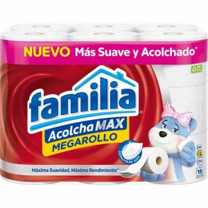 Papel Higiénico Megarollo FAMILIA 18 Rollos