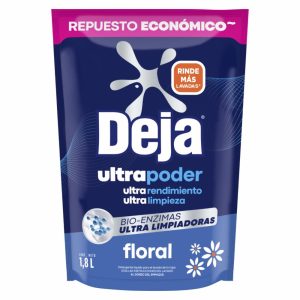 Detergente Líquido Lavado Perfecto Floral DEJA 1800 Ml