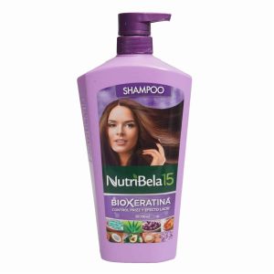 Shampoo Para Cabello Biokeratina Anti Frizz NUTRIBELA 750 Ml