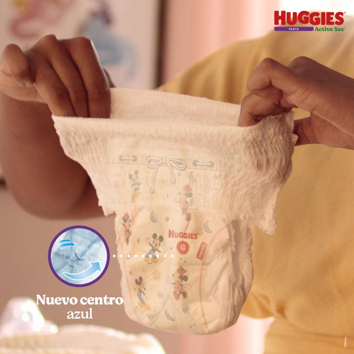 Pañales Desechables Active Sec Etapa 4/XG HUGGIES X 44 Uds - Imagen 8