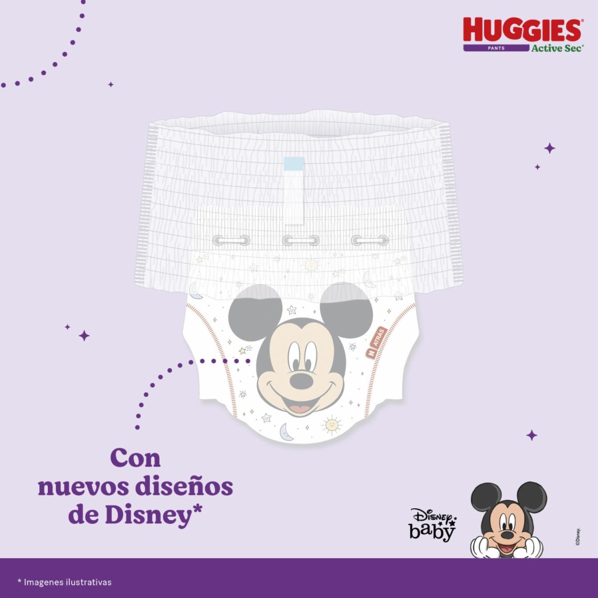Pañales Desechables Active Sec Etapa 4/XG HUGGIES X 44 Uds - Imagen 9
