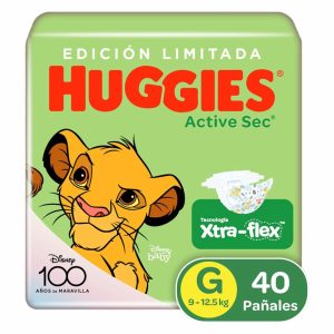 Pañales Desechables Active Sec G Etapa 3 HUGGIES X 40 Uds