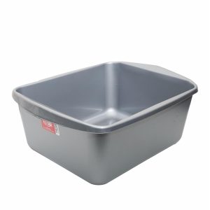 Caja Navideña Organizadora  Cuadrada Gris ESTRA 12 L