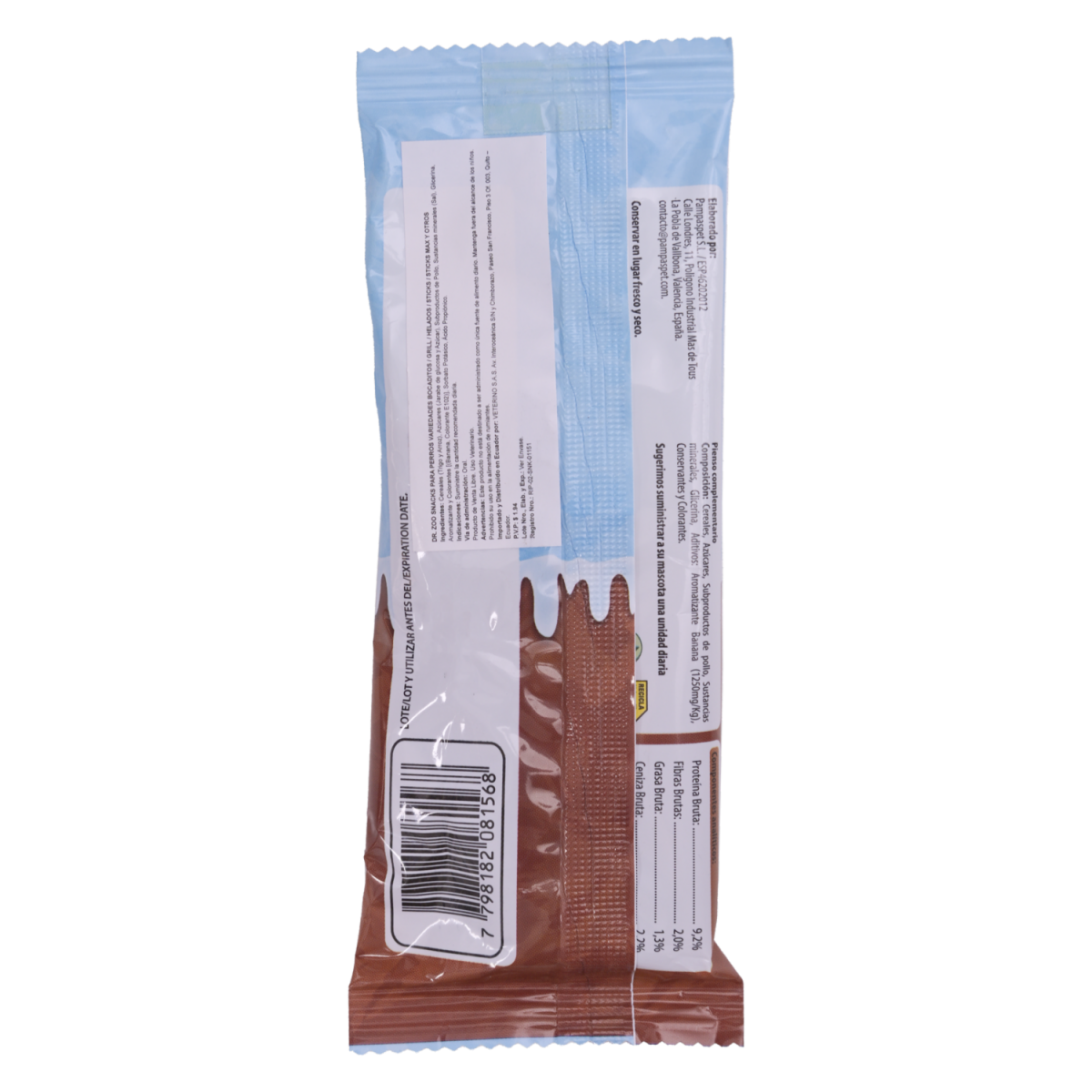Snack Para Perros Helado Sabor Banana DR. ZOO 50 G - Imagen 4
