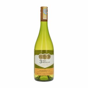 Vino Blanco Chardonnay TRES MEDALLAS 750 Ml