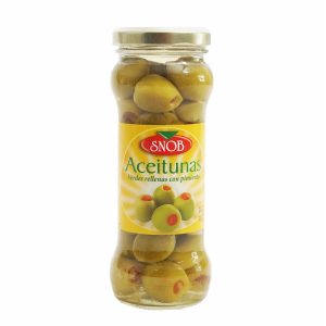 Aceitunas Rellenas Con Pimientos SNOB 240 G