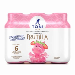 Pack Leche Frutilla TONI 6 X 200 Ml