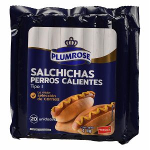 Salchichas Perros Calientes PLUMROSE 1 Kg