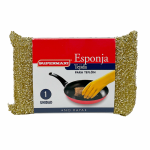 Esponja Tejida Para Teflón No Raya SUPERMAXI Unidad