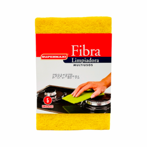 Fibra Limpia Vajillas Multiuso De Colores SUPERMAXI X 5 Uds