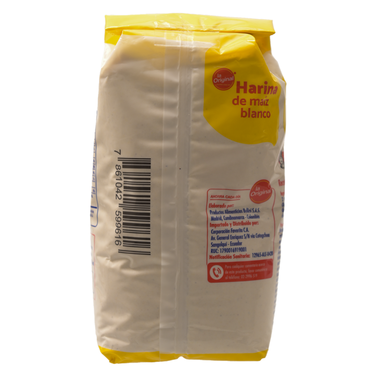 Harina De Maíz Blanco LA ORIGINAL 1 000 G - Imagen 6