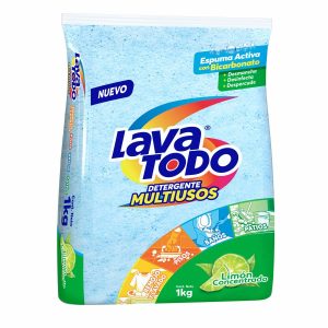 Detergente En Polvo Multiusos Aroma A Limón LAVATODO 1000 G
