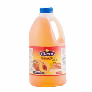 Jabón Líquido Antibacterial Aroma Durazno DR. CLEAN 2000 Ml
