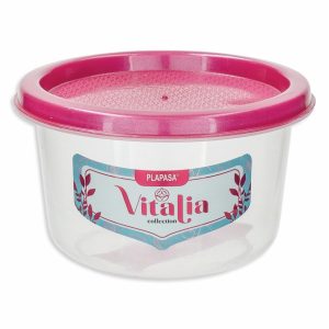 Repostero Discoware N2 Con Tapa Burdeos Perlado Vitalia PLAPASA 0.39 Litros