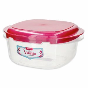 Repostero Lunchkeeper Con Tapa Burdeos Perlado Vitalia PLAPASA 1.7 Litros